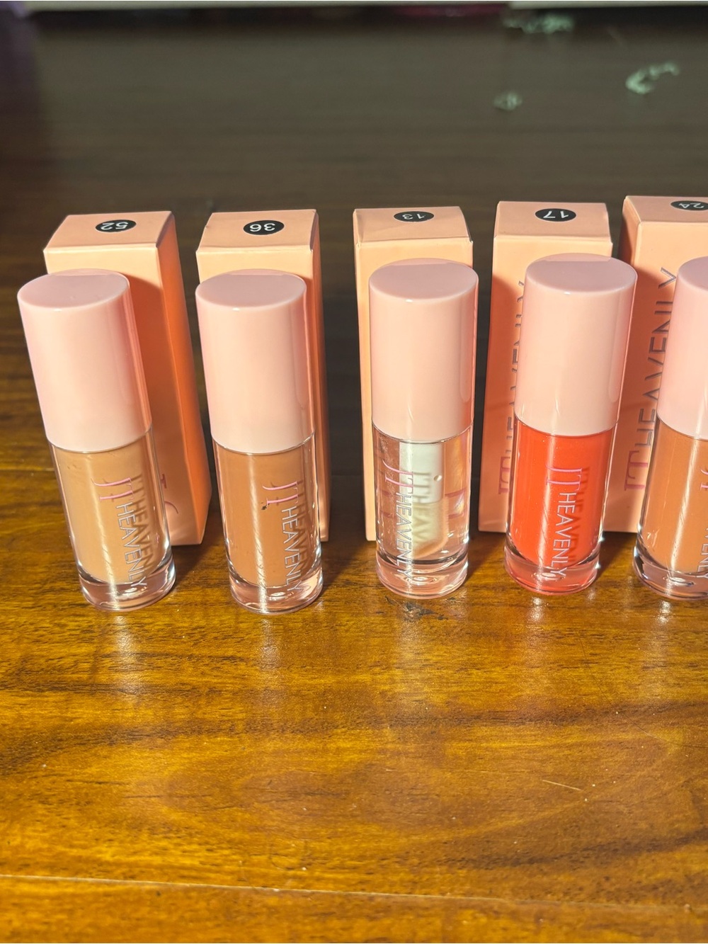 & Other Stories Lipstick Set — Nude, Peach, Coral, Clear